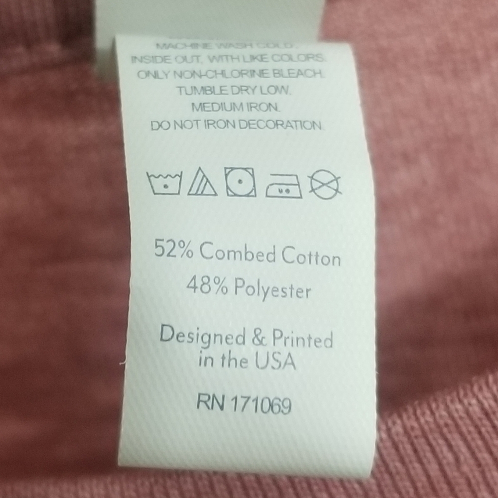 NWOT beachy religious cotton-poly blend t-shirt - Picture 5 of 6